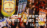 Acte lliurament de Premis Falles Picanya 2014