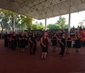 Exhibició comarcal de coreografies de grups de persones majors