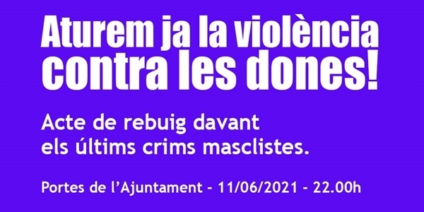 Aturem ja la violència contra les dones