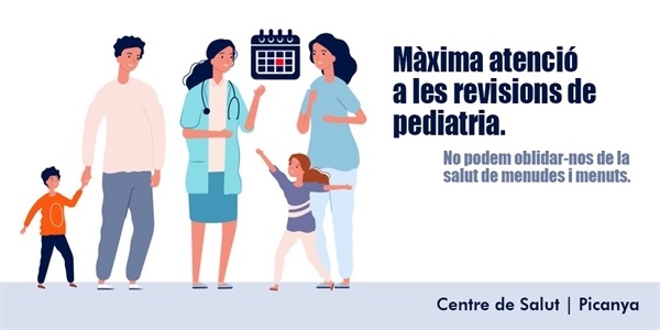 Cal prestar la màxima atenció a les revisions de pediatria