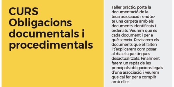 Curs formatiu per a associacions