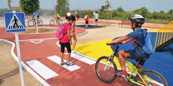 Nou Parc d'Educació Vial al Poliesportiu.